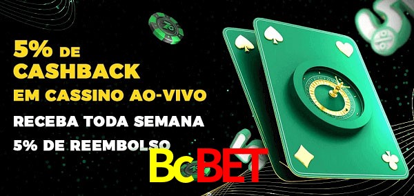 Promoções do cassino ao Vivo Bcbet